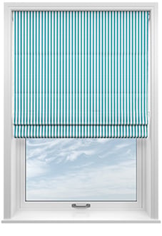 The British Stripe Co. Catherine, Notting Hill No.4 - Roman Blind